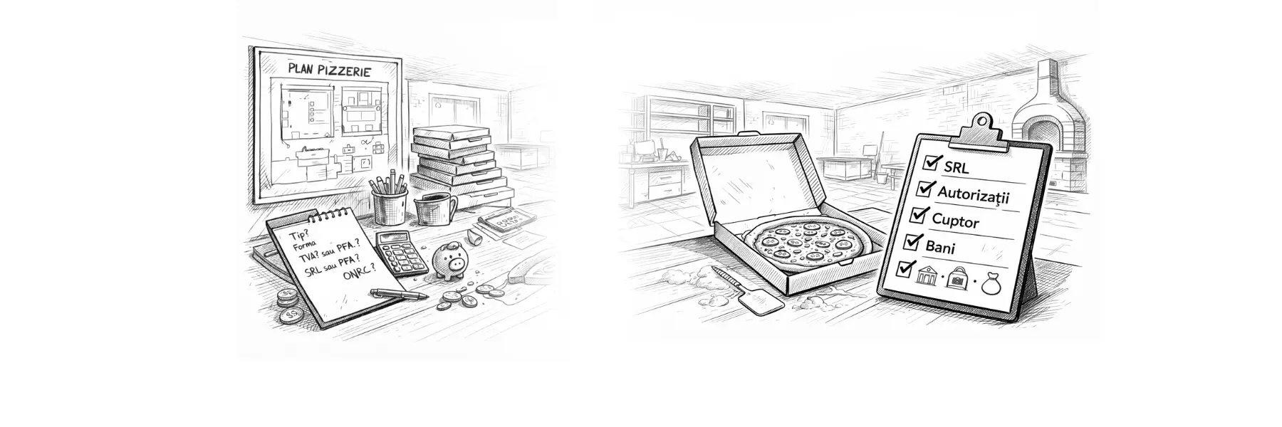 cum deschizi o pizzerie în România, ghid complet, planificare, acte, costuri și pași legali