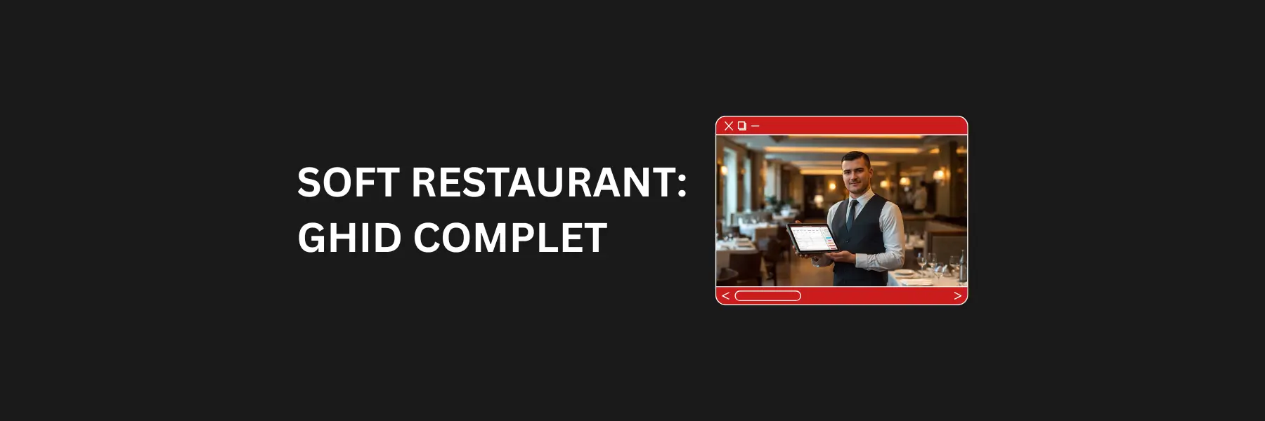soft restaurant: ghid complet pentru manageri și proprietari de unități de alimentație publică