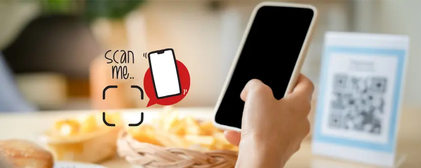 Meniu QR în restaurante, cum se scaneaza cu telefonul.