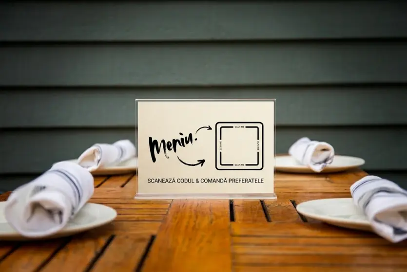 Modele coduri QR restaurante pentru meniuri digitale